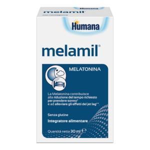 Integratore alimentare melamil con melatonina 30ml - favorisce il sonno e allevia il jet lag per adulti e bambini