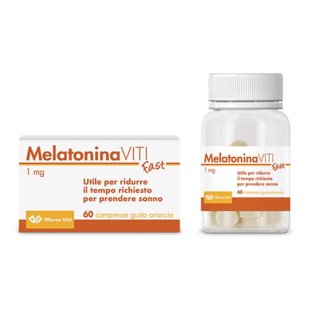 marco viti melatonina orosolubile 1mg per un sonno ristoratore - flacone da 60 compresse al gusto arancia, senza glutine e lattosio - foto 1