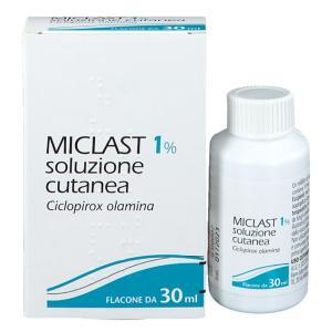 Crema e soluzione cutanea  1% 30ml per micosi cutanee - antimicotico ciclopirox olamina 1%