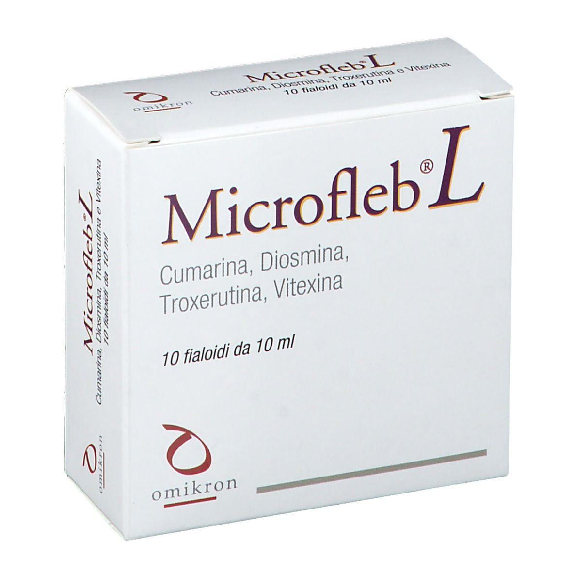 microfleb microfleb l integratore alimentare da 10ml con troxerutina ed esperidina per coadiuvare gonfiore e pesantezza agli arti inferiori - foto 1