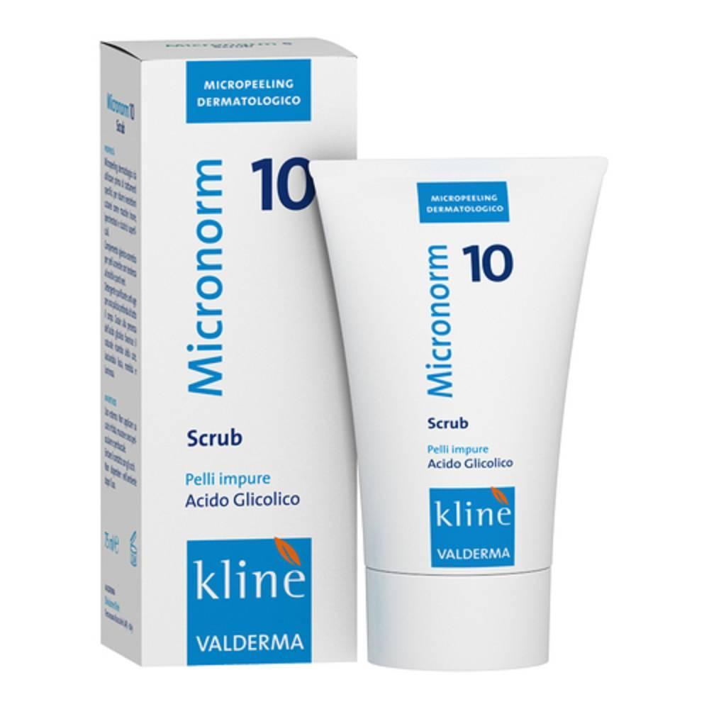 micronorm scrub micropeeling dermatologico micronorm 10 per pelli acneiche e inestetismi cutanei - tubo da 75 ml - foto 1