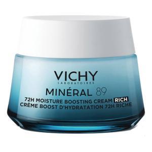 Crema idratante ricca mineral 89 50ml con acido ialuronico e squalane per pelle levigata e luminosità fino a 72 ore