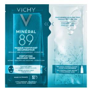 Maschera in tessuto fortificante e riparatrice mineral 89 per pelle sensibile - busta da 29g