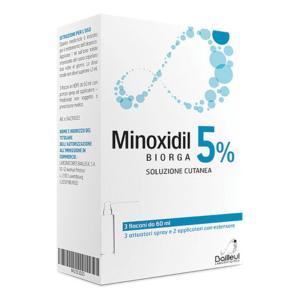 Biorga 5%, soluzione cutanea per la perdita di capelli - trattamento efficace per cuoio capelluto sano e normale
