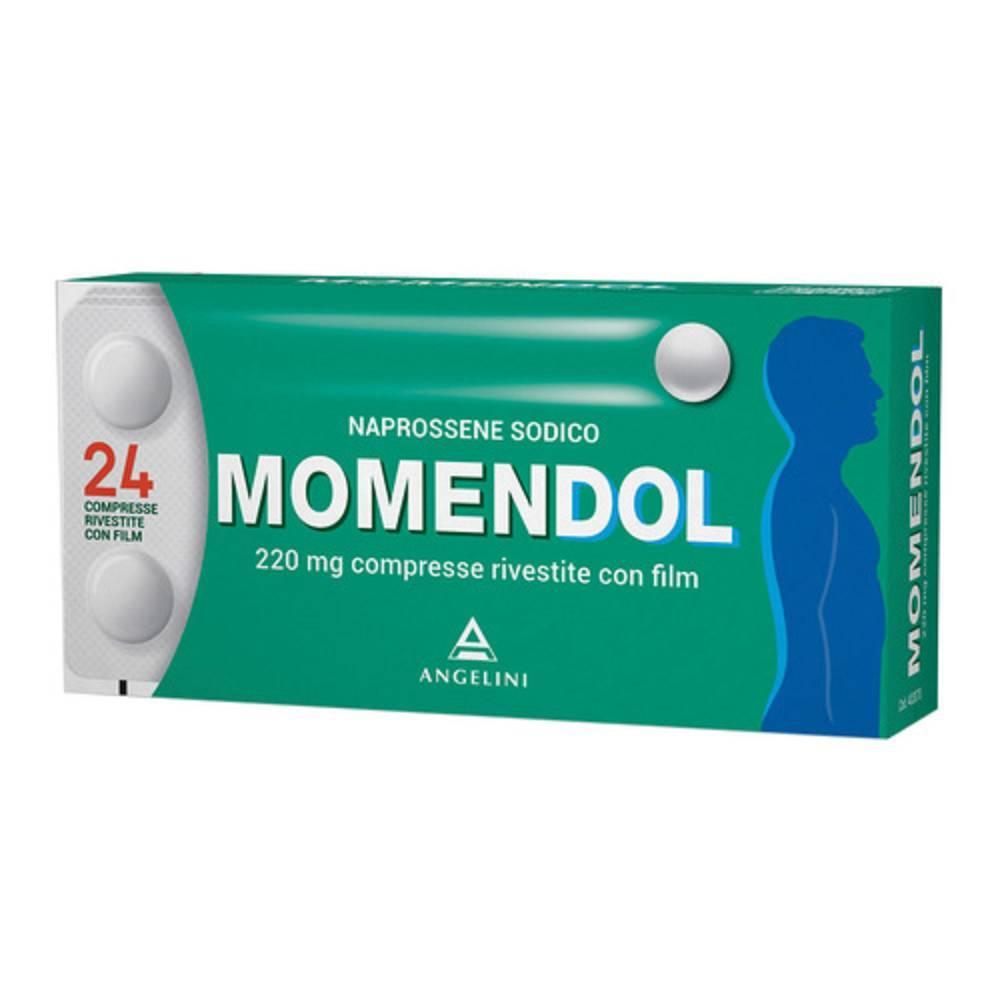 moment momendol 220 mg compresse rivestite per il trattamento del dolore e infiammazione con cautela per rischi gastrointestinali e cardiovascolari - foto 1