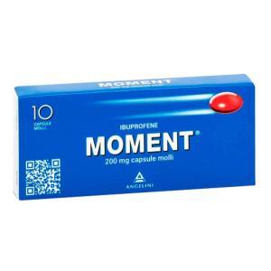 Ibuprofene  10 capsule molli 200 mg - analgesico e antinfiammatorio per il sollievo dal dolore e il trattamento dei sintomi infiammatori.