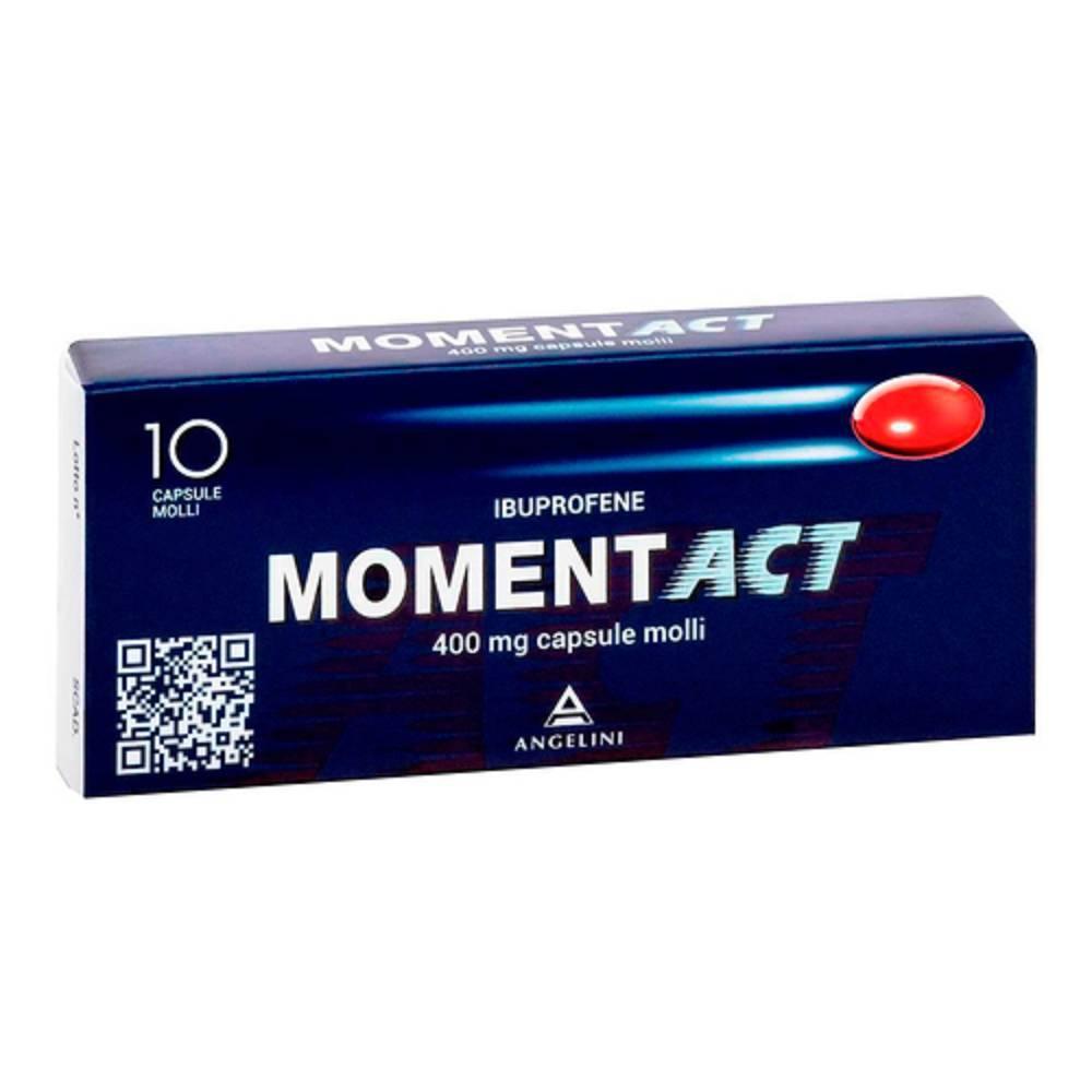 moment capsule molli di ibuprofene 400 mg momentact per il trattamento del dolore e dell'infiammazione - attenzione a controindicazioni e avvertenze - foto 1