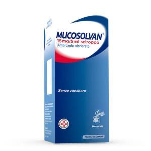 Sciroppo  200 ml con ambroxolo cloridrato 15 mg/5 ml per il trattamento delle affezioni respiratorie e broncopolmonari