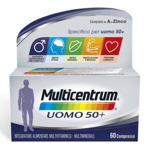 Integratore alimentare multivitaminico e multiminerale per uomo 50+ - confezione da 60 compresse