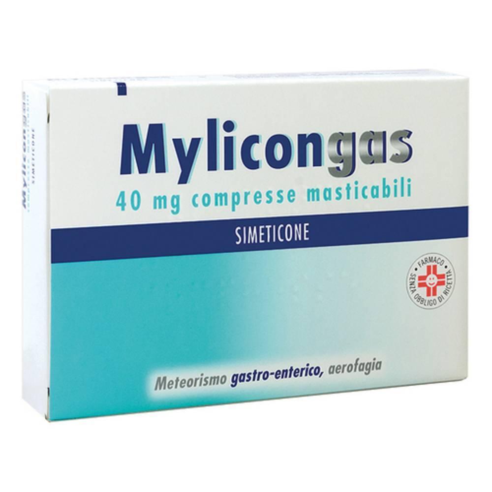 mylicon compresse masticabili mylicongas 40 mg per trattamento di meteorismo gastro-enterico e aerofagia negli adulti - foto 1