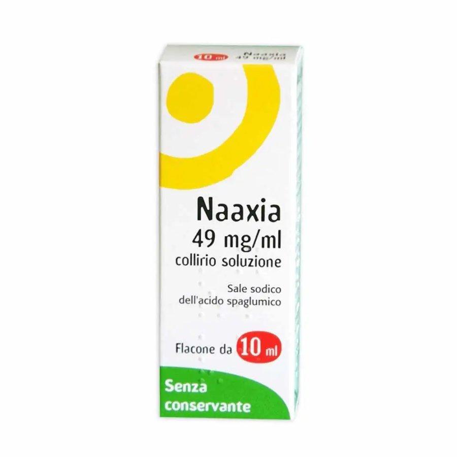 naaxia collirio 10ml 4,9% per allergie e congiuntivite - soluzione senza conservanti con acido n-acetilaspartilglutammico - foto 1