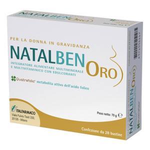 Integratore alimentare multivitaminico e multiminerale  oro in bustine per la gravidanza - 28 bustine da 70g