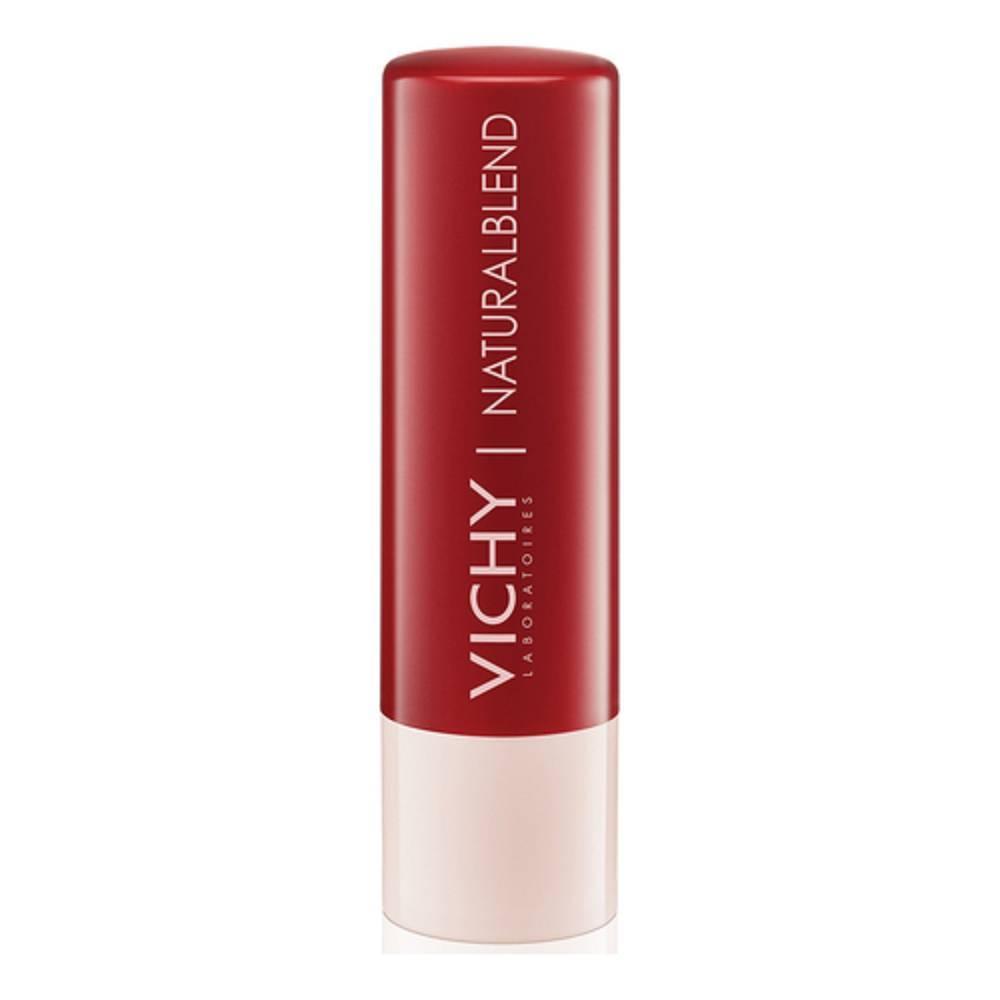 vichy balsamo labbra nutriente rosso 4,5g - formula leggera e ipoallergenica per labbra protette e idratate - foto 1