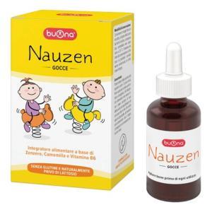 Integratore alimentare nauzen gocce 20ml con zenzero, camomilla e vitamina b6 per la digestione e il benessere gastrointestinale