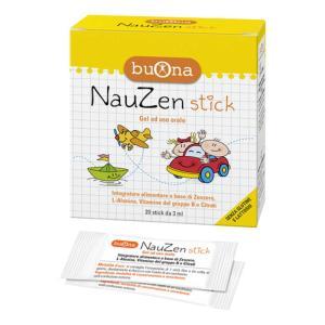 Integratore alimentare nauzen stick 20 stick con zenzero, vitamine b1, b2 e b6 per supporto digestivo e antinausea