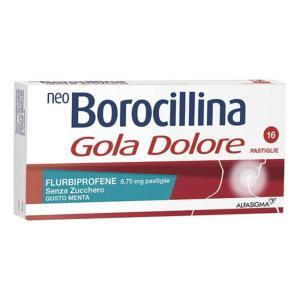 Trattamento gola dolore neoboro golado16pst menta senza zucchero - collutorio e spray per mucosa orale per infiammazioni orali