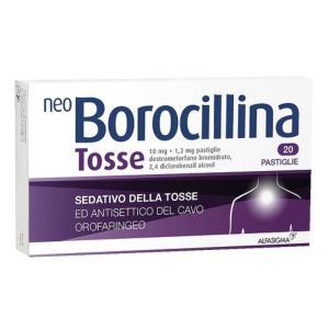 Neo borocillina tosse 10 mg + 1,2 mg pastiglie - sedativo della tosse per adulti e ragazzi, con avvertenze e controindicazioni importanti