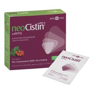 Integratore urinario  pac a urto 6 bustine con cranberry, d-mannosio e vitamina c per benessere vie urinarie