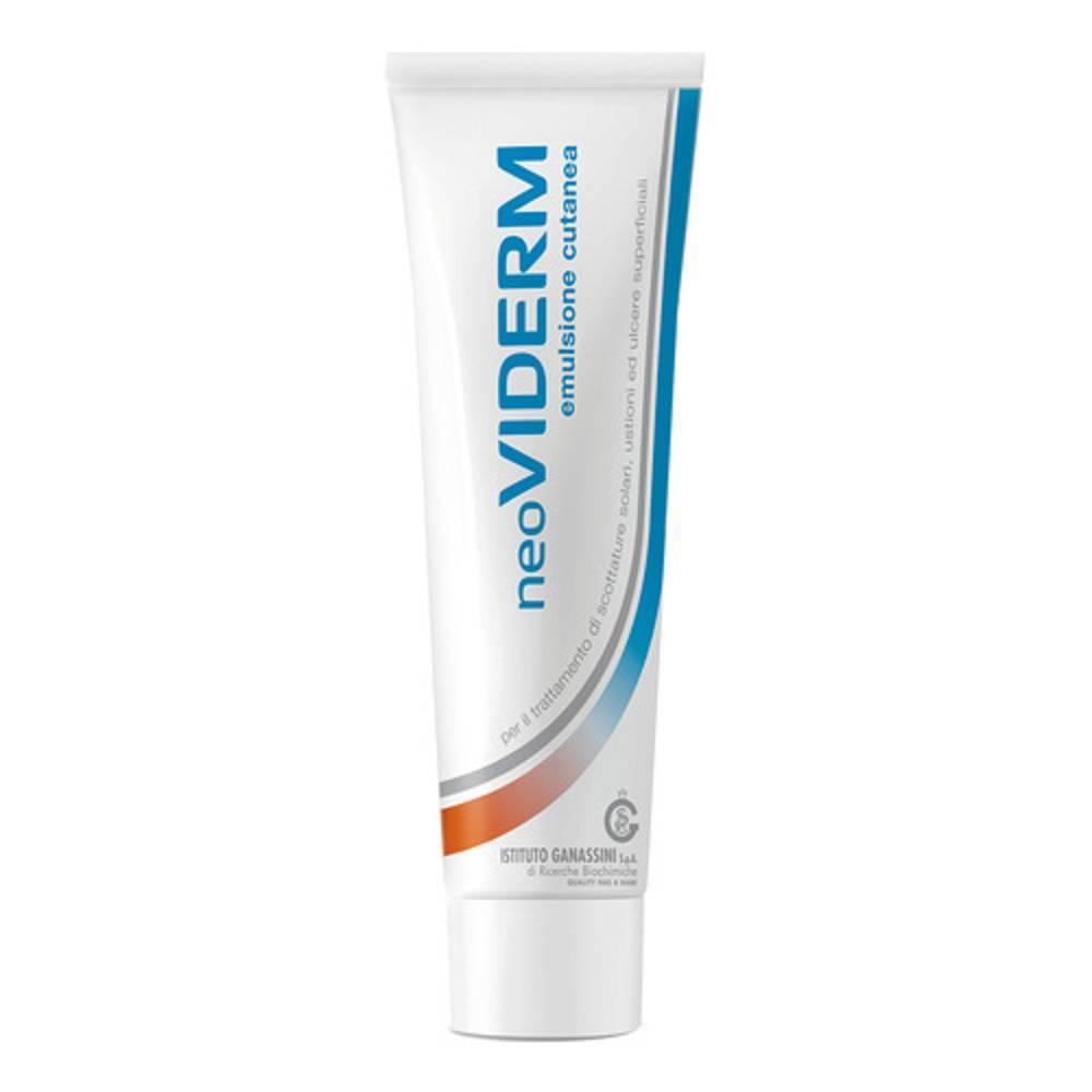 rilastil emulsione cutanea neoviderm 100ml per scottature, ustioni e irritazioni della pelle - dispositivo medico ce classe iib - foto 1