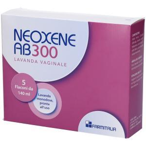 Lavanda vaginale  ab 300 con acido borico e calendula officinalis - 5 flaconi da 140 ml per igiene intima e benessere vaginale