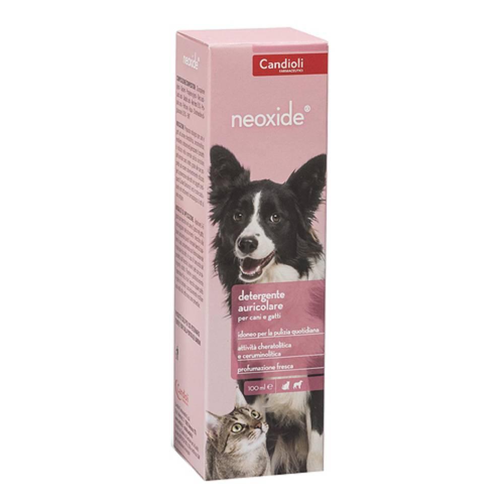 neoxide detergente auricolare per cani e gatti neoxide 100ml - azione cheratolitica e ceruminolitica per la pulizia e prevenzione delle otiti - foto 1