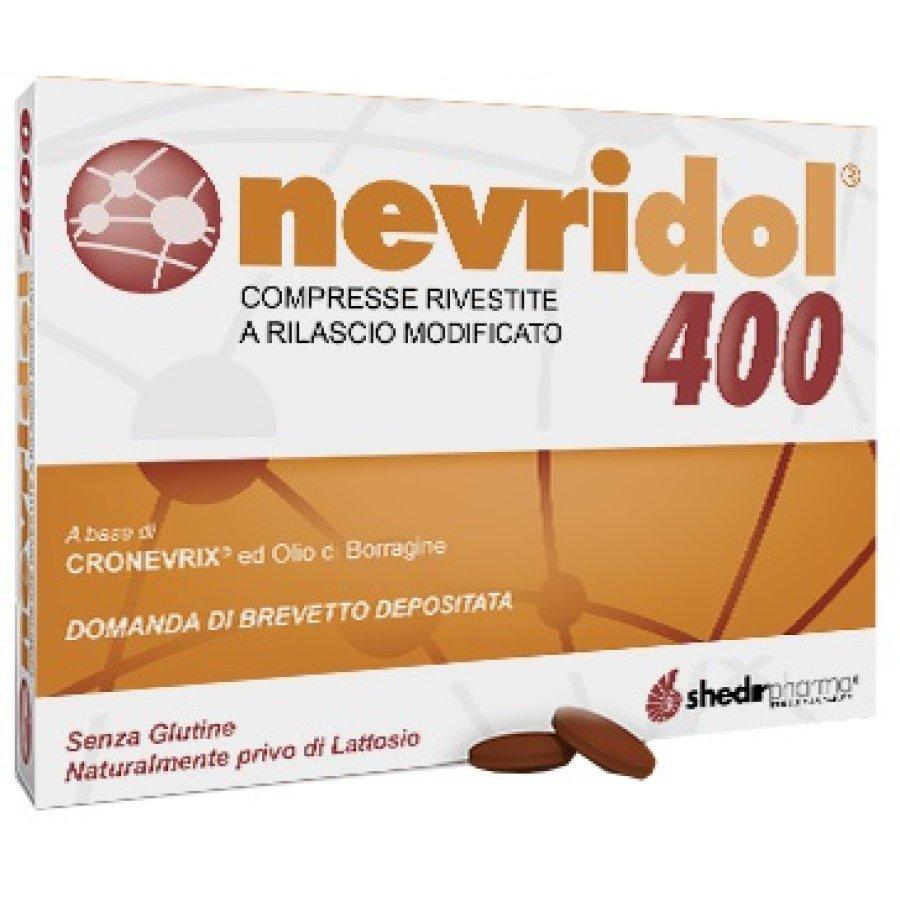 shedir compresse nevridol 400 con cronevrix e olio di borragine - supporto per il benessere cellulare in formato da 40 compresse - foto 1 shedir compresse nevridol 400 con cronevrix e olio di borragine - supporto per il benessere cellulare in formato da 40 compresse - foto 1
