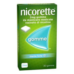 Gomme da masticare medicate a per smettere di fumare - 30 gomme menta forte