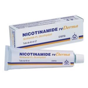 Crema nicotinamide rederma 40ml per riparare la barriera cutanea e contrastare gli effetti collaterali delle terapie topiche
