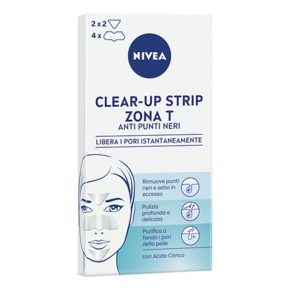 nivea cerotti nivea visage clear-up per rimuovere punti neri e purificare la pelle impura - trattamento efficace per tutte le pelli - foto 1