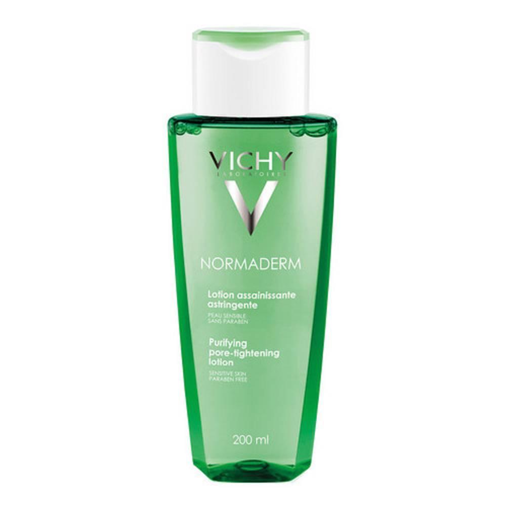vichy tonico astringente purificante normaderm 200ml per pelli con imperfezioni e pori dilatati - opacizza e riduce rischi di allergia - foto 1