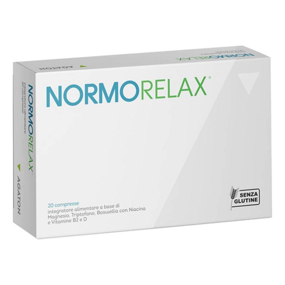 normorelax integratore alimentare normorelax 20 compresse per benessere psicologico e muscolare - foto 1