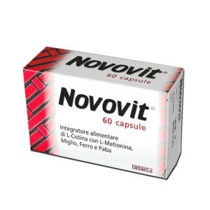 Integratore alimentare novovit 60 capsule per il trofismo delle cellule dei capelli con fitoestratti e vitamine