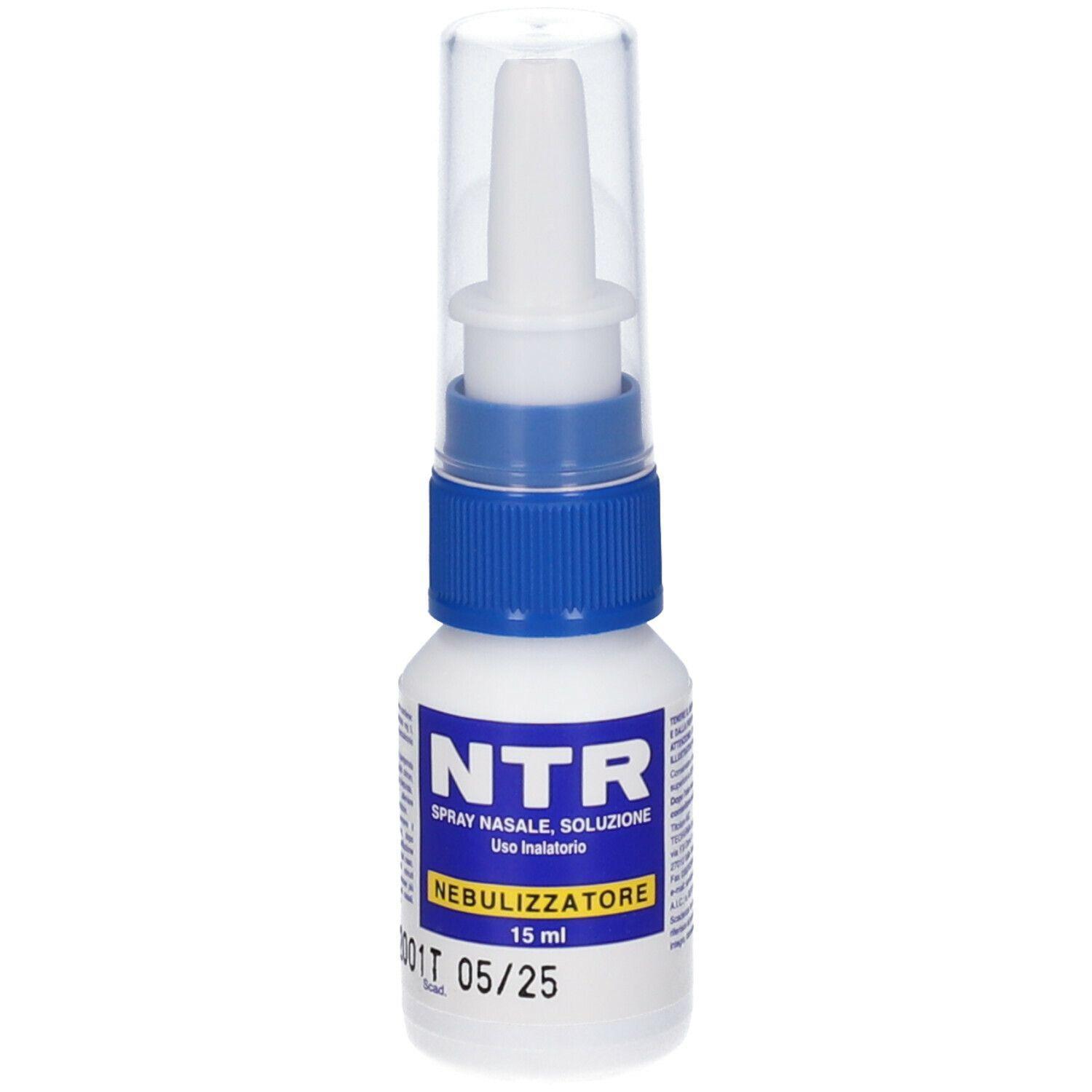 ntr decongestionante nasale ntrspray 15ml: sollievo per raffreddore e congestione nasale con fenilefrina e tenildiamina - foto 1