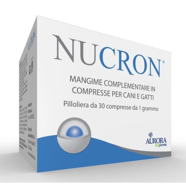 nucron mangime complementare per cani e gatti nucron 30 compresse per diarree acute e convalescenza con elettroliti e ingredienti digeribili - foto 1