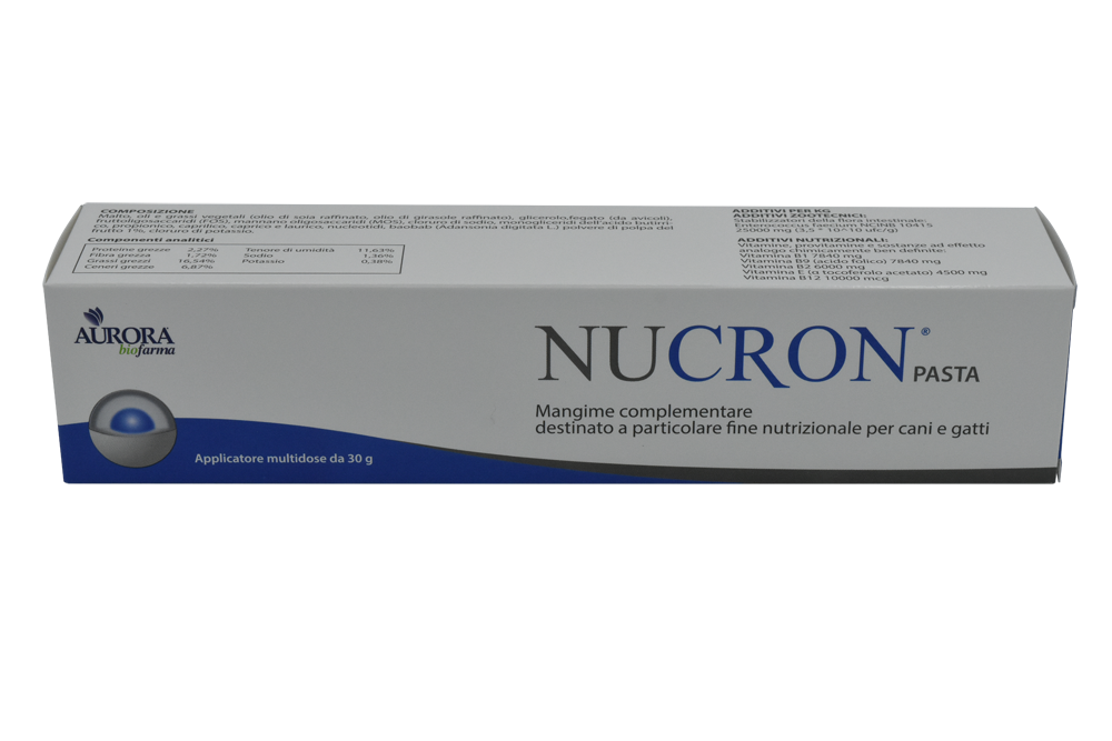 nucron mangime dietetico complementare nucron pasta 15g per stabilizzazione della digestione fisiologica negli animali - foto 1