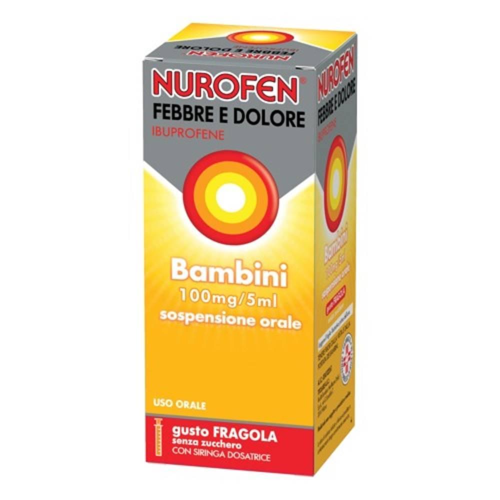 nurofen nurofen febbre e dolore 100 mg/5 ml - sollievo da febbre e dolore con ibuprofene, uso sicuro e attento, indicazioni e avvertenze. - foto 1