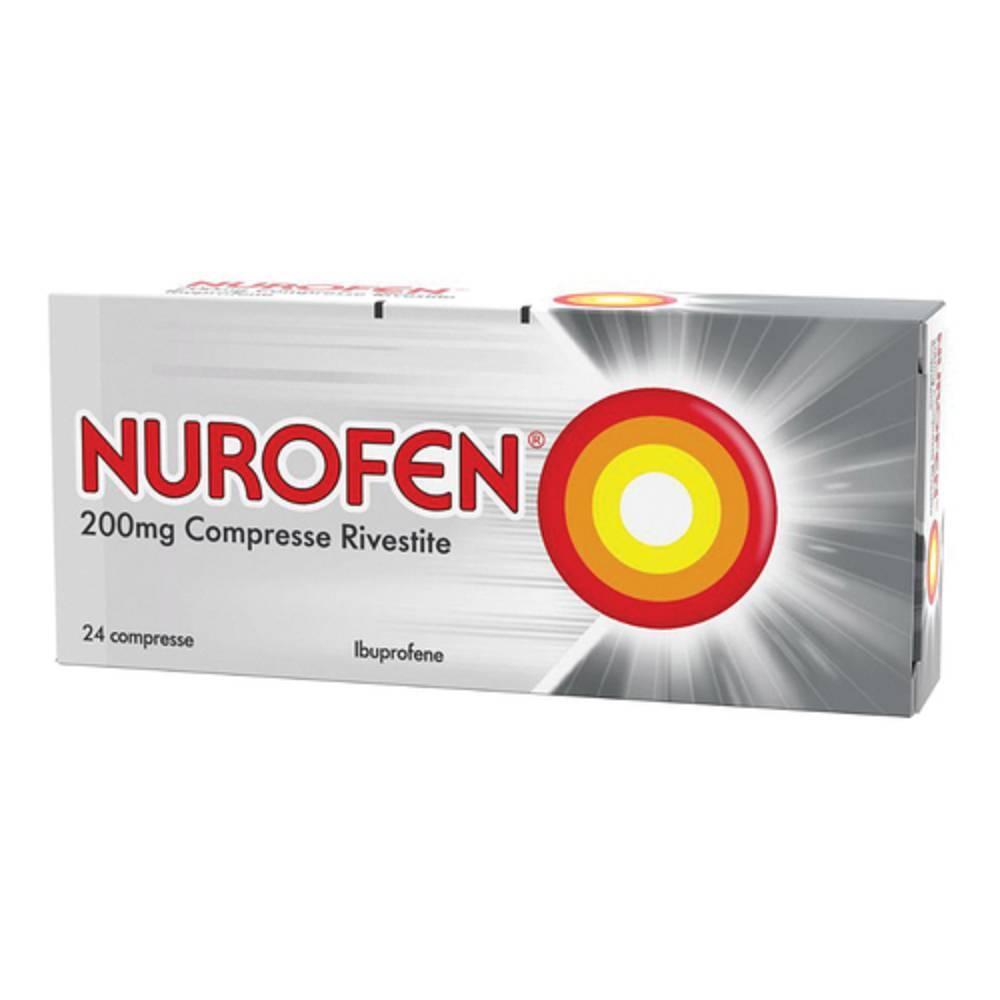nurofen ibuprofene nurofen 200 mg 24 compresse rivestite - sollievo rapido dal dolore con avvertenze per uso in pazienti a rischio - foto 1