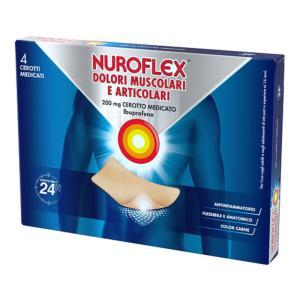 Cerotto medicato per dolori muscolari e articolari 200 mg - nuroflex dolori musculari e articolari con ibuprofene per uso topico