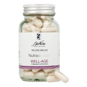 Integratore alimentare well-age 60 capsule con ceramosides, vitamina c e borragine per elasticità cutanea e riduzione delle rughe
