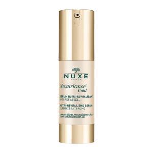 Siero nutritivo antirughe nuxe gold serum 30ml per pell...