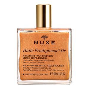 Olio secco  huile prodigieuse or 50ml - nutriente, illuminante e profumato per viso, corpo e capelli