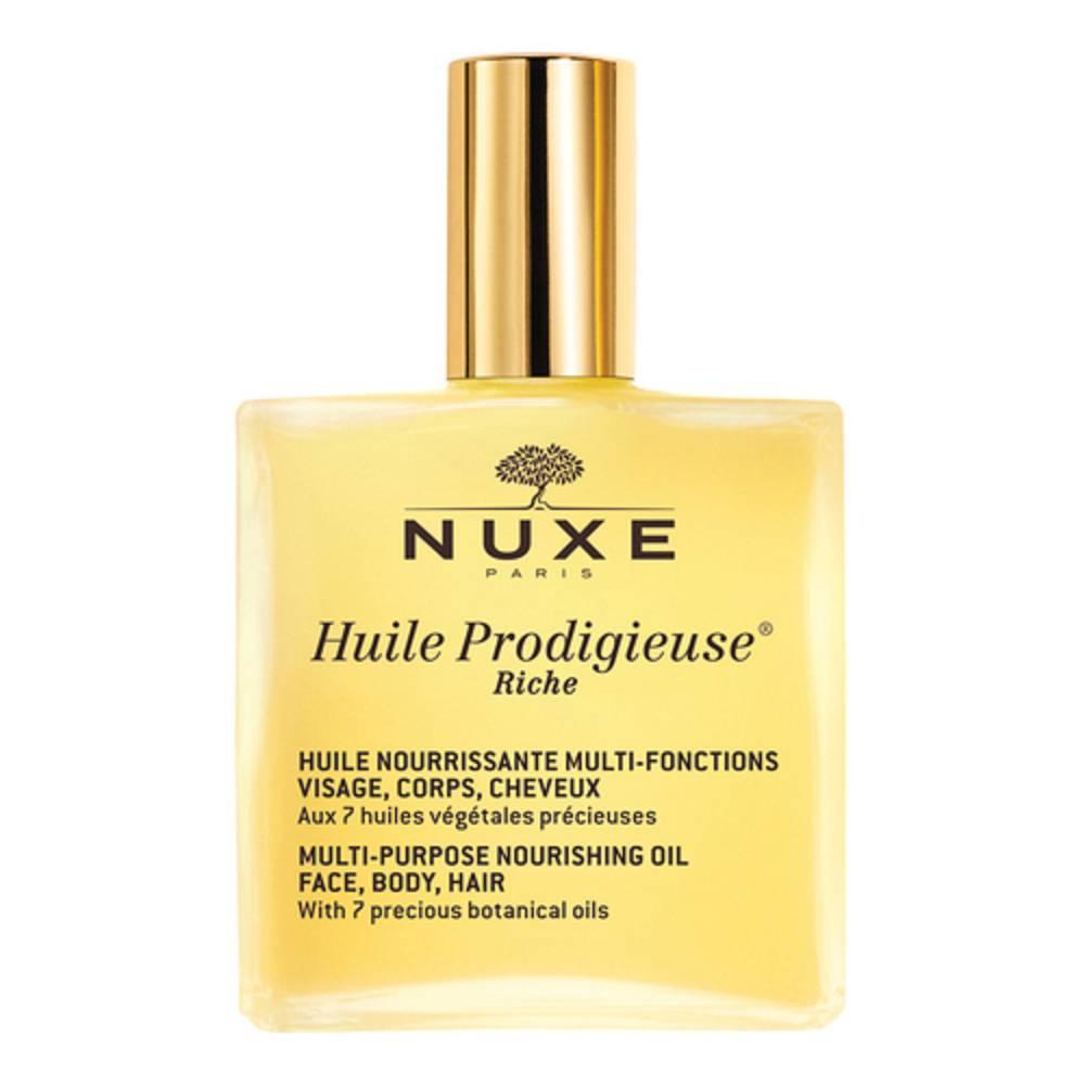 nuxe olio secco nutriente e riparatore per viso, corpo e capelli - nuxe hp riche 100ml - foto 1