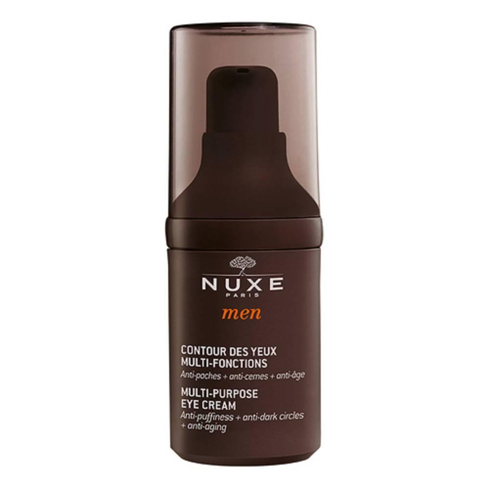 nuxe contorno occhi multi-funzione 15ml per uomini - riduce borse e occhiaie, leviga e protegge dalla prematura invecchiamento cutaneo - foto 1