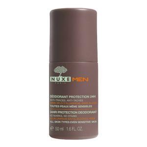Deodorante uomo protezione 24 ore per uomo - senza alcool e sali di alluminio, profumo legnoso e speziato, roll-on 50 ml
