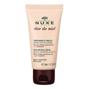 Crema idratante e nutriente per mani e unghie  rêve de miel 50ml con ingredienti naturali e protezione duratura