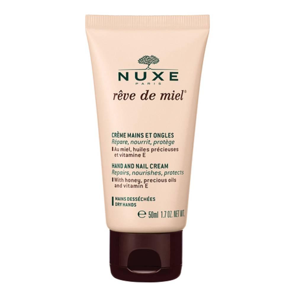 nuxe crema idratante e nutriente per mani e unghie nuxe rêve de miel 50ml con ingredienti naturali e protezione duratura - foto 1