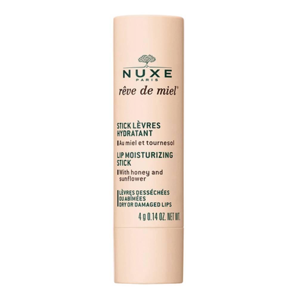nuxe stick idratante labbra al miele e girasole nuxe rêve de miel 4 g per labbra secche e screpolate, lenitivo e pratico da portare sempre con te - foto 1