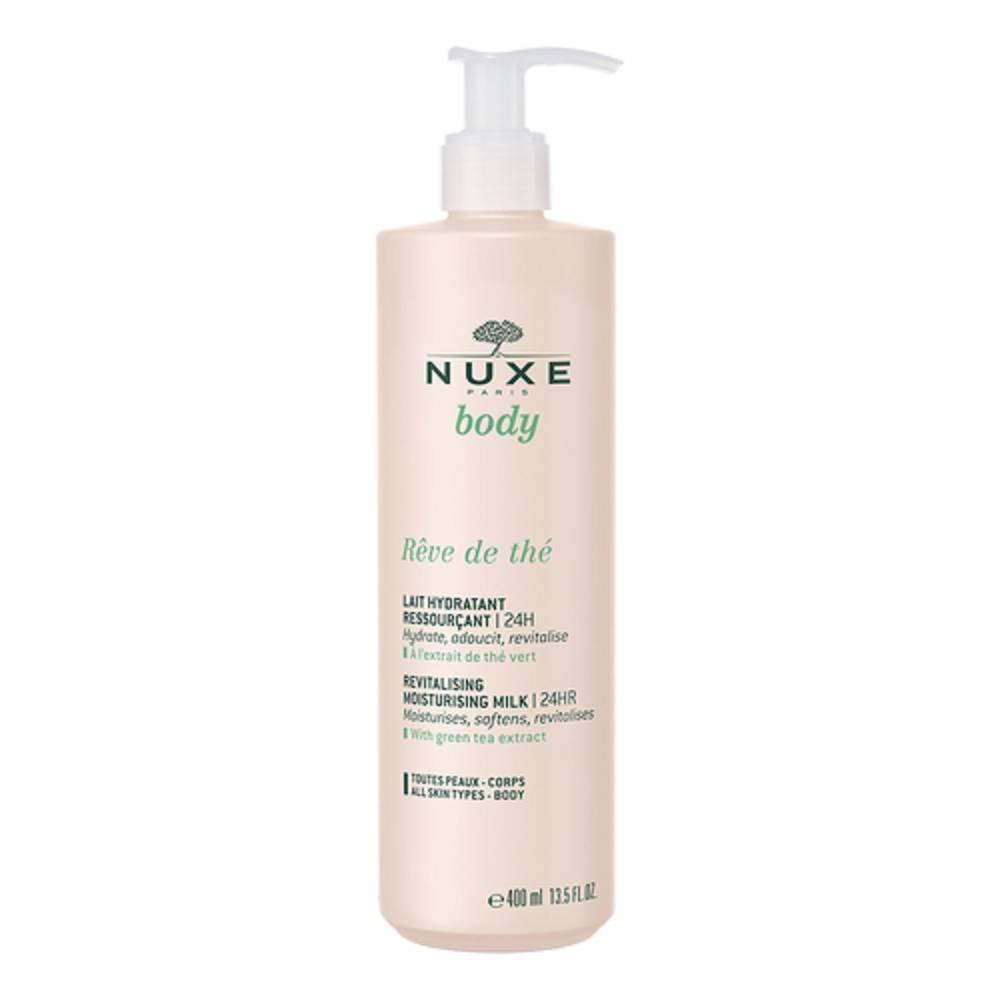nuxe latte idratante rivitalizzante nuxe rdt 400ml - idratazione 24 ore con estratto di tè verde e fragranza agrumata - foto 1