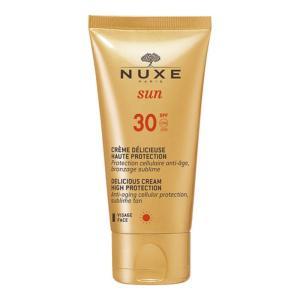 Crema solare viso  sun spf30 - alta protezione per pelle delicata, profumo incantevole e abbronzatura sublime