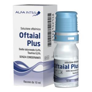 Plus soluzione oftalmica 10 ml per occhi secchi e lenti a contatto - lubrificazione e idratazione efficace